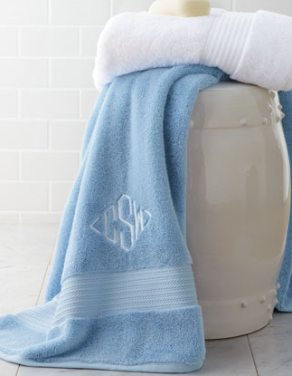 Ralph Lauren Monogrammed Bath Towels $9 