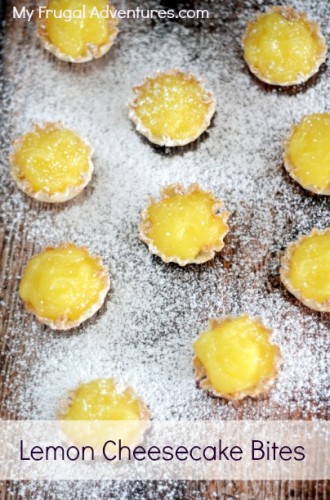 Lemon Cheesecake Bites- so simple and delicious!