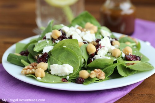 Easy Spinach Power Salad