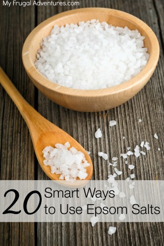 20 Ideas to Use Epsom Salts {Crafts, Beauty Products, Cleaning and More...}