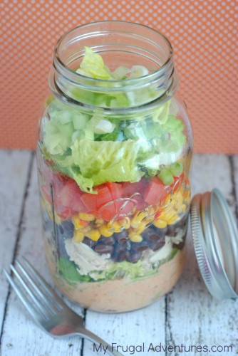 Mason Jar Southwest Salad Recipe
