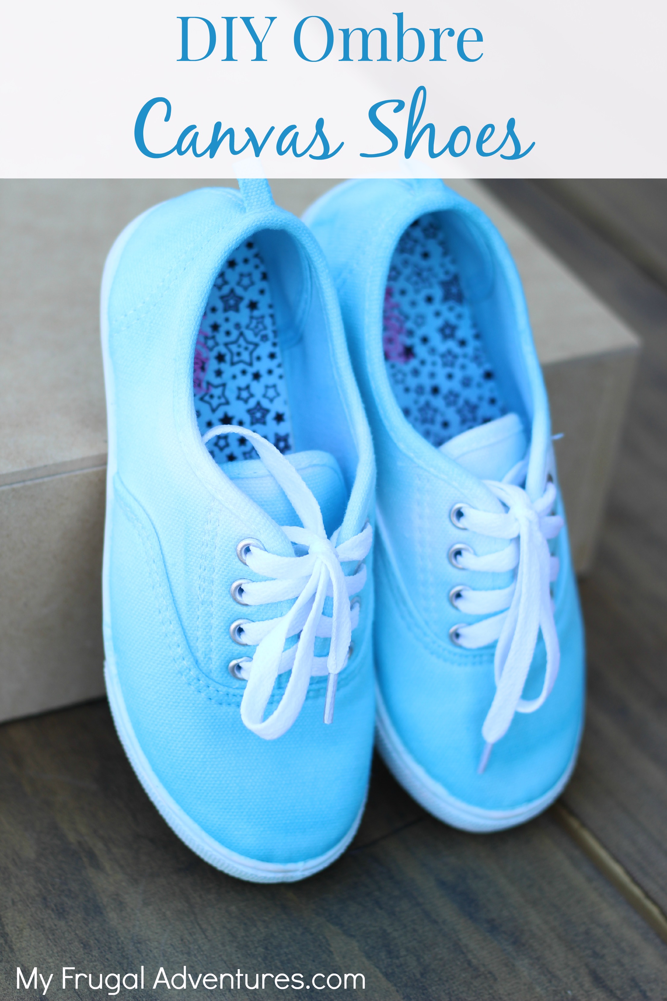Easy Dip Dyed Children's Shoes - My 