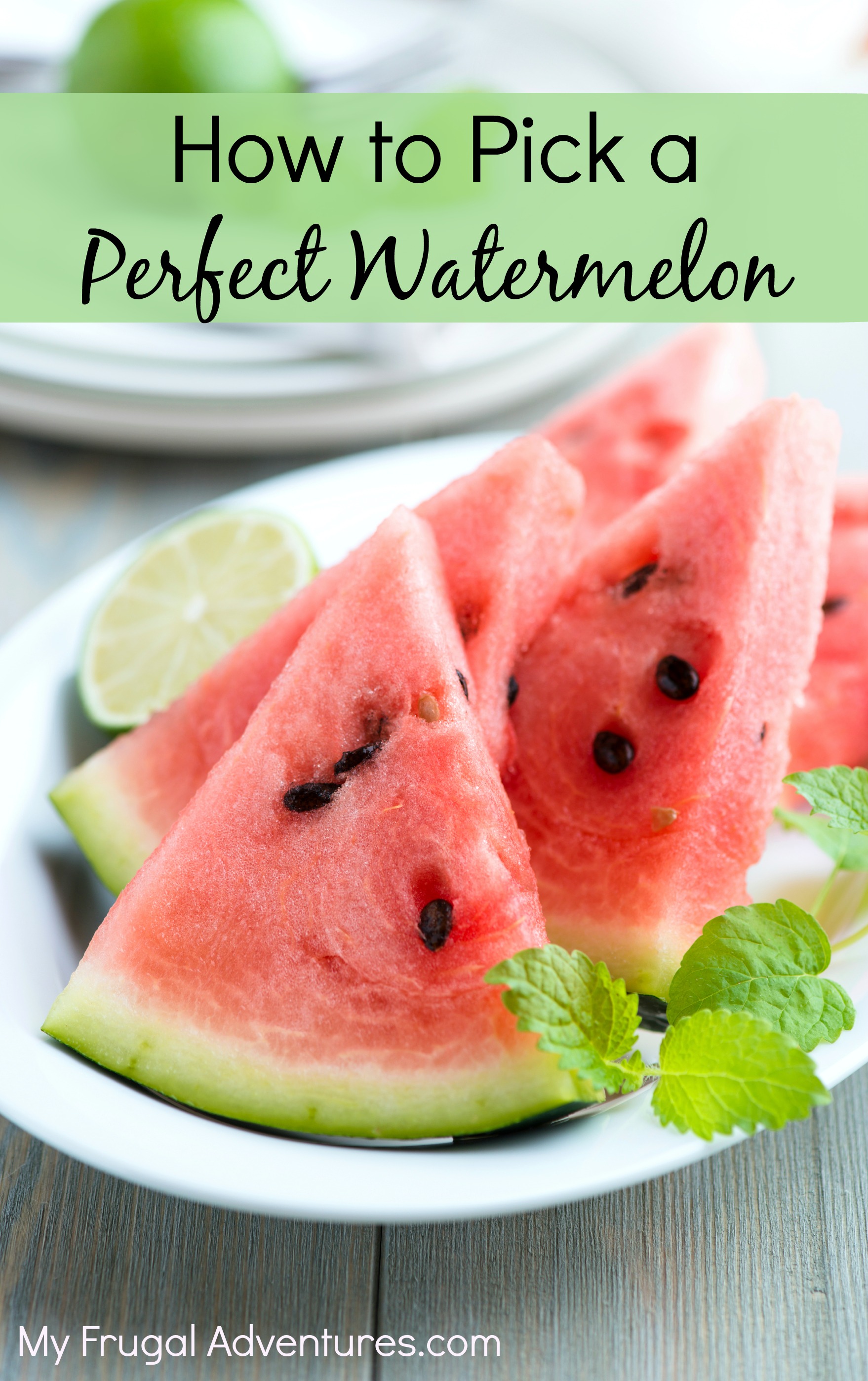 How to Cut Watermelon Sticks - My Frugal Adventures