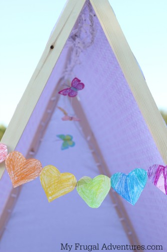 How to Make a Children's Tent - so easy and so inexpensive!