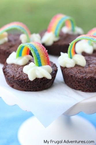 How to Make Rainbow Brownie Bites- perfect for parties!