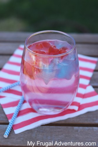 Red, White and Blue Drink Idea- perfect for 4th of July!
