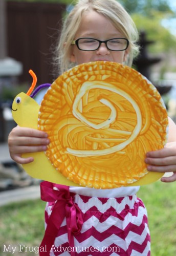 Children's Craft Swirling Snail Art