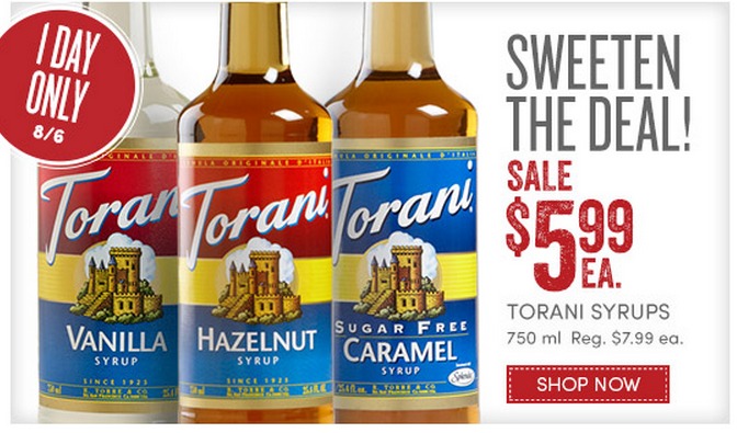 World Market: Torani Syrup $5.39 - My Frugal Adventures