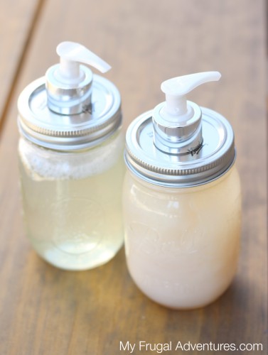 How to Make a Mason Jar Soap Dispenser- so fast and easy!