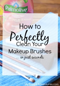 How to clean makeup brushes- so easy and so important for good skin!