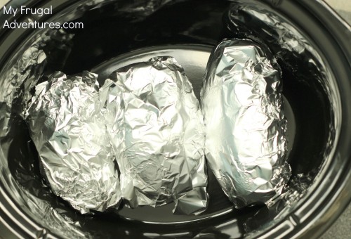 how to cook baked potatoes in the crock pot