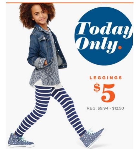 HOT* Old Navy: Toddler & Girl's Leggings only $4, Women's Leggings