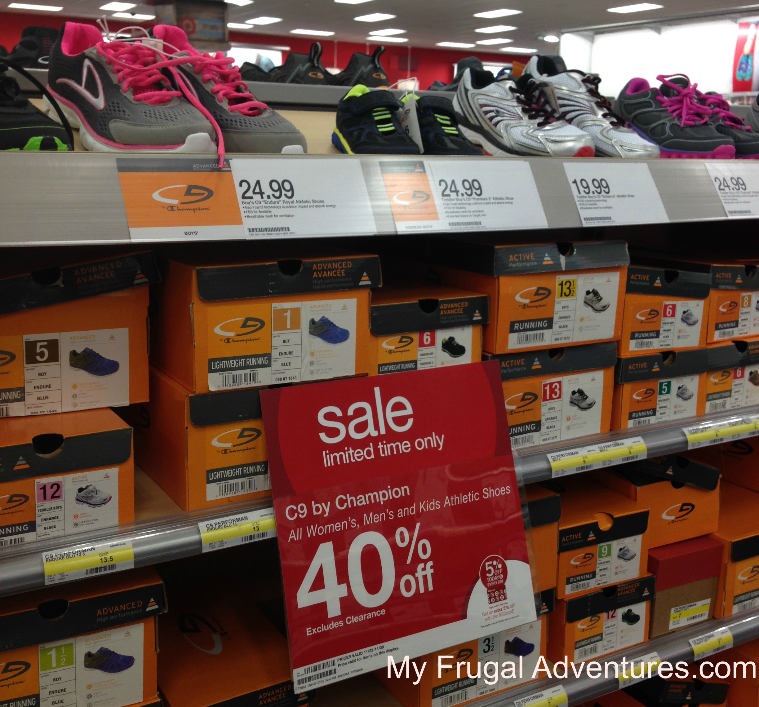 Target: 40% off C9 by Champion Shoes 