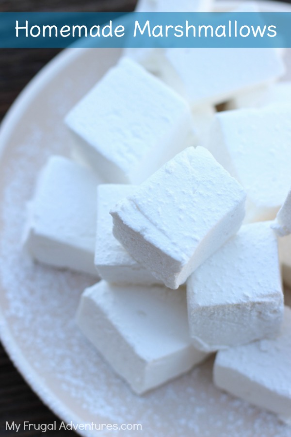Homemade vanilla marshmallow recipe