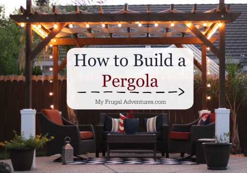 How to Build a Free Standing Pergola