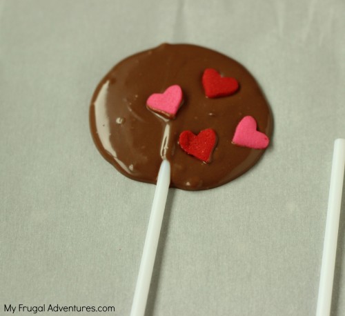 Homemade Chocolate Lollipops