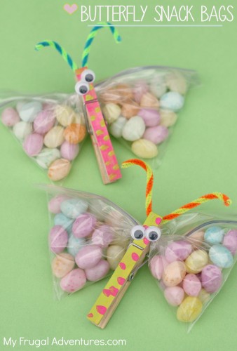 Butterfly snack bags