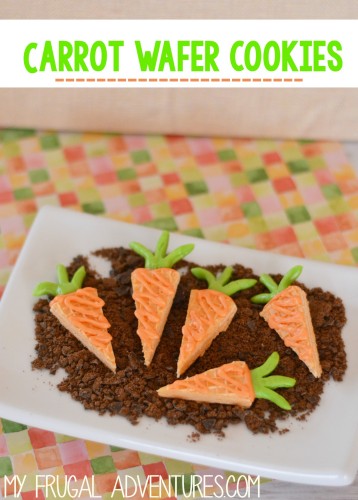 Carrot Wafer Treats for Easter
