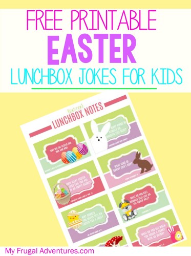 Free Printable Easter Lunchbox Jokes