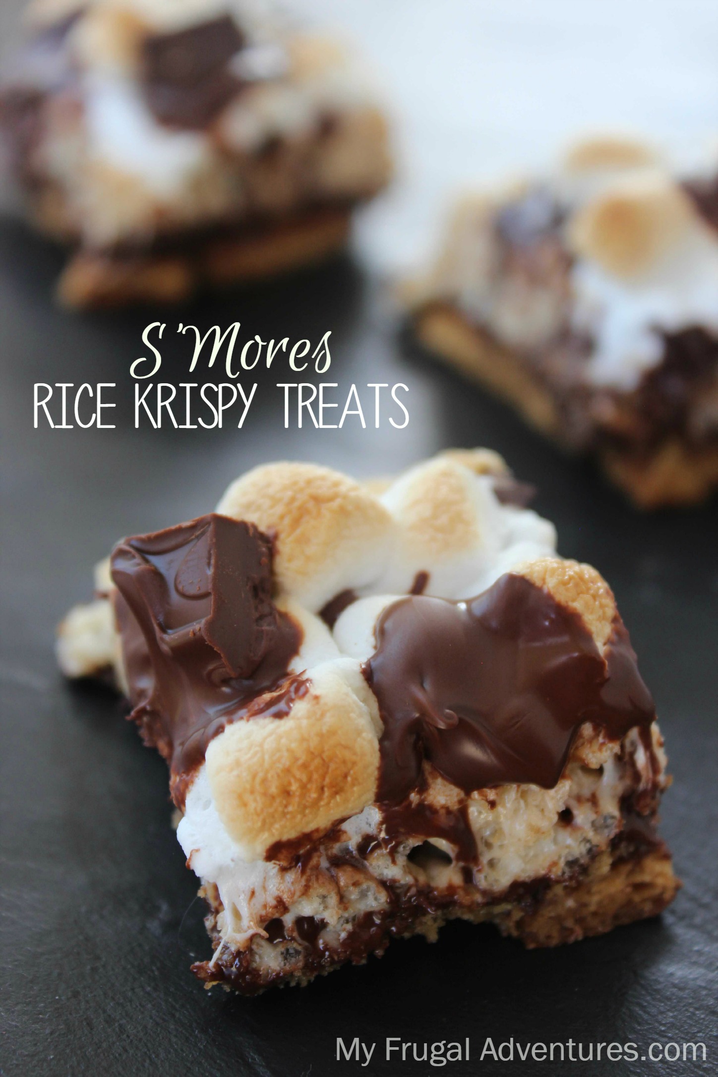 S'Mores Rice Krispies Treats - My Frugal Adventures