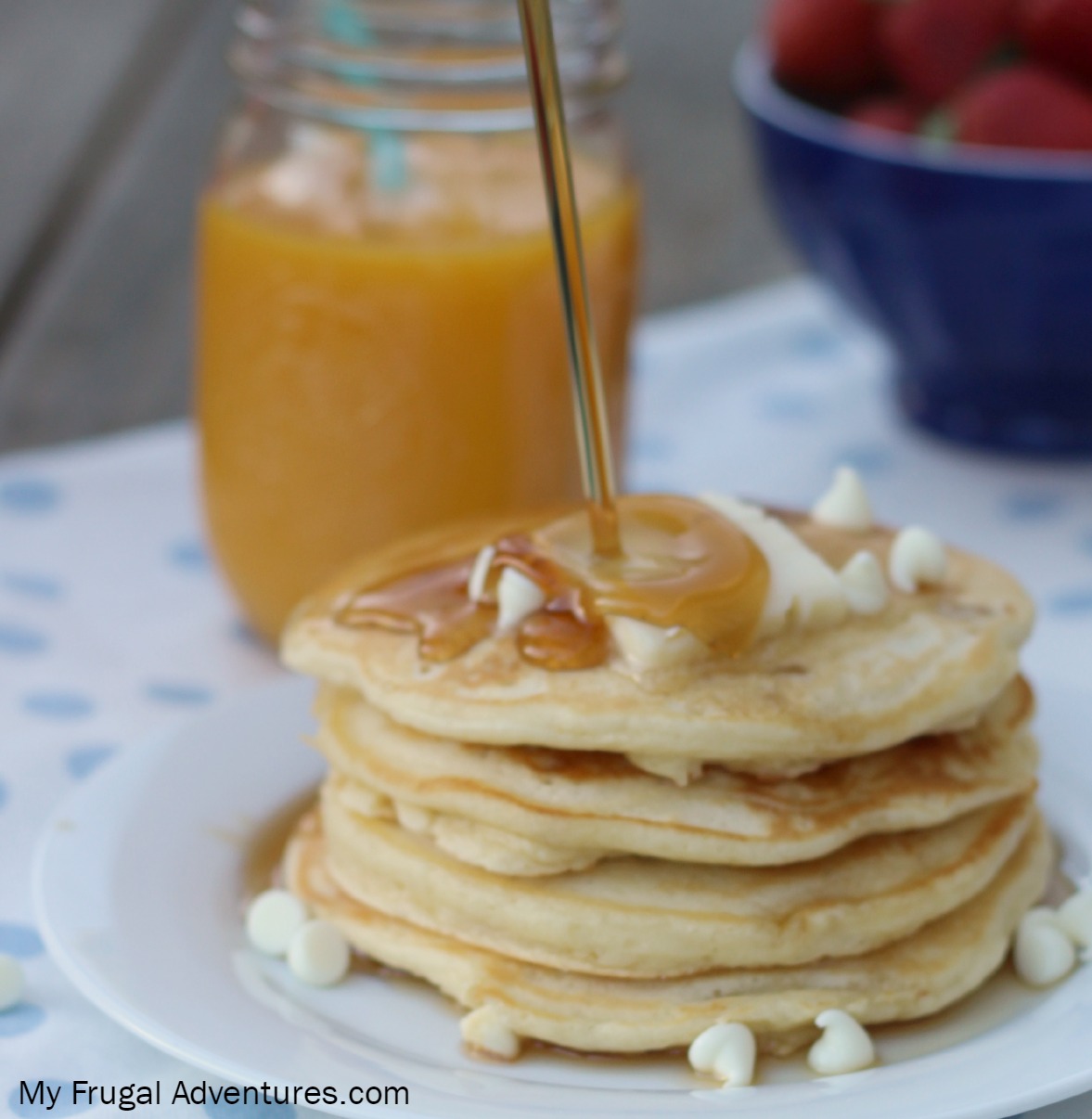 White Chocolate & Macadamia Nut Pancakes My Frugal Adventures