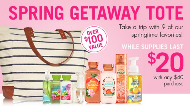 Bath and body works spring bag new arrivals