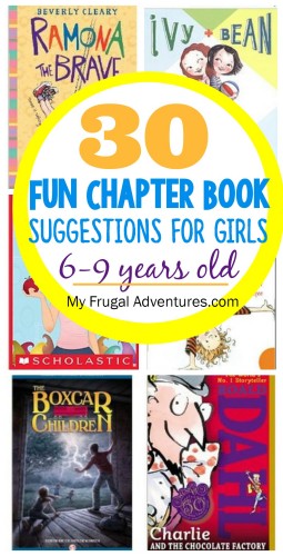 Chapter Book Suggestions for Girls 6-9 years old