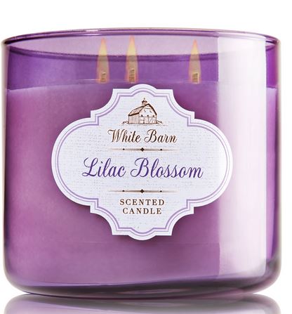 lilac candle