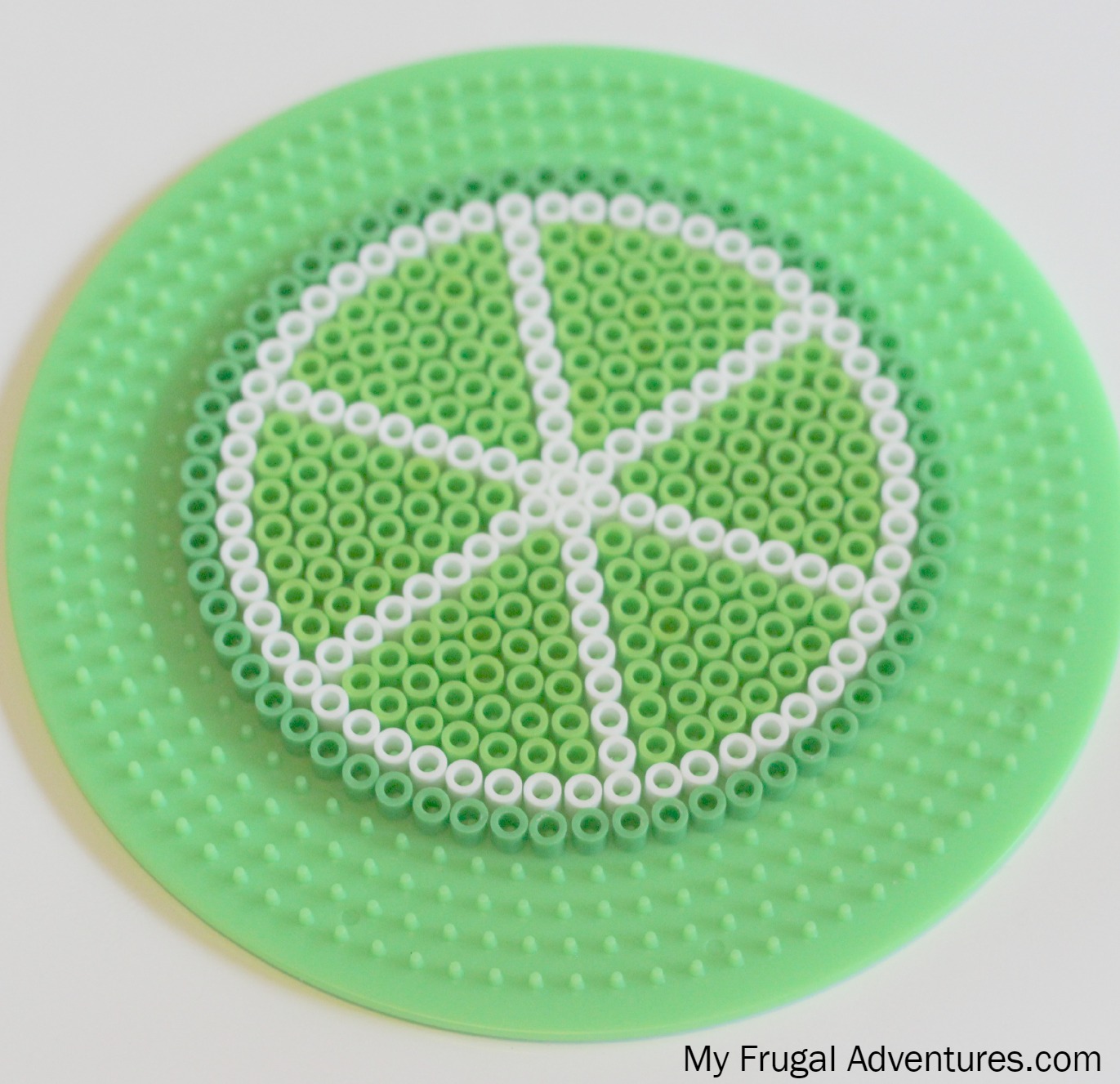 Citrus Perler Bead Coasters {Fun Children's Craft} - My Frugal Adventures