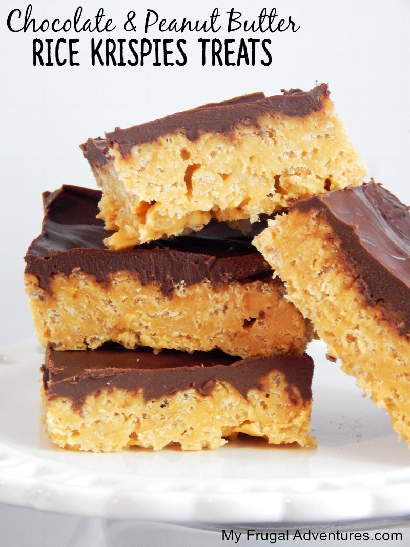 Chocolate Peanut Butter Rice Krispies Treats My Frugal Adventures