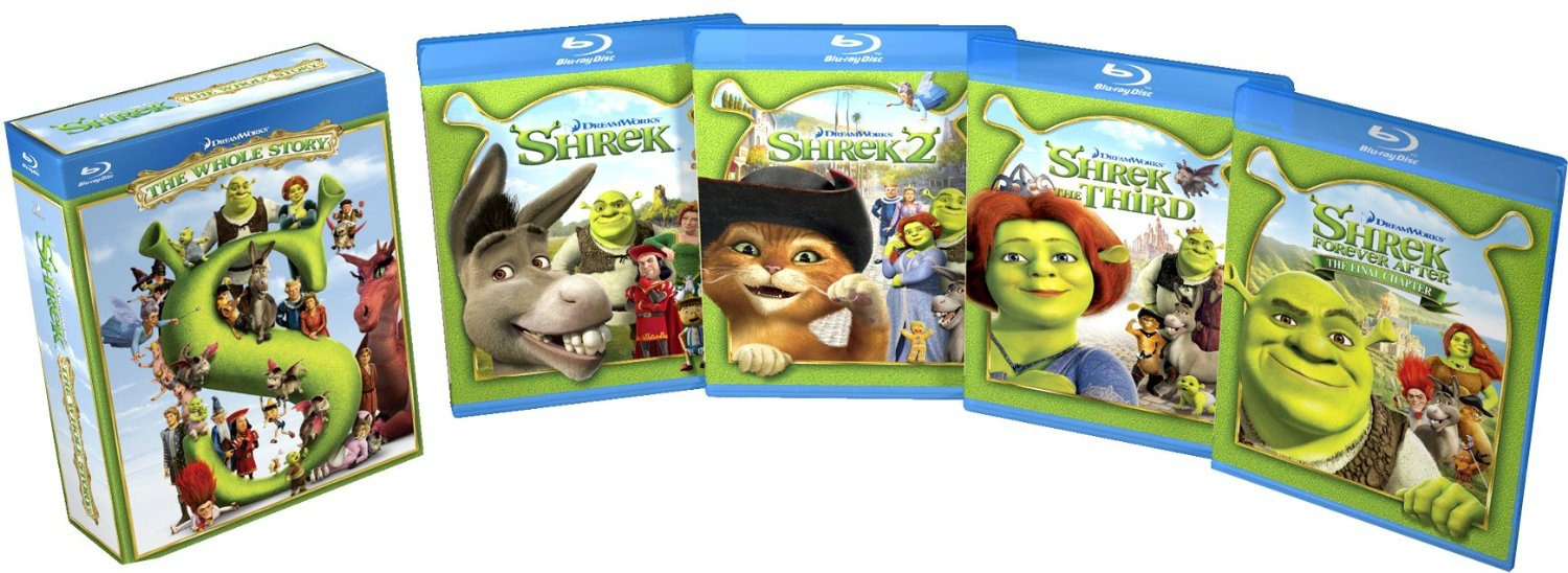 Shrek: The Whole Story on Bluray {4 Movies} $19 - My Frugal Adventures