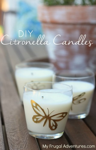 Homemade Citronella Candles