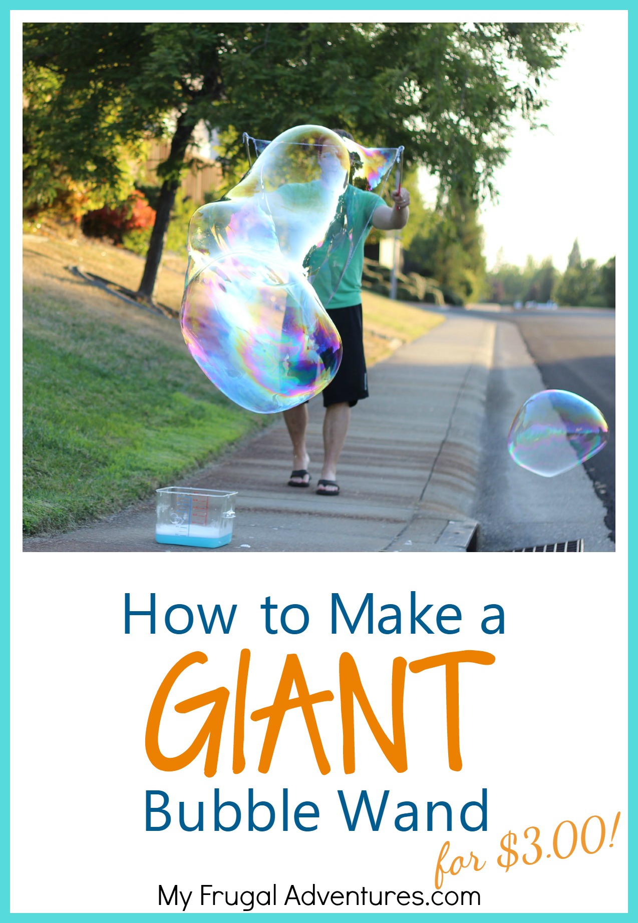 How To Make A Giant Bubble Wand My