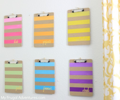 Ombre Painted Clipboards