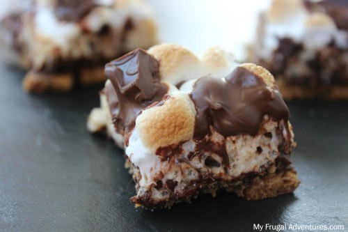 Smores Krispy Treats- perfect for parties!