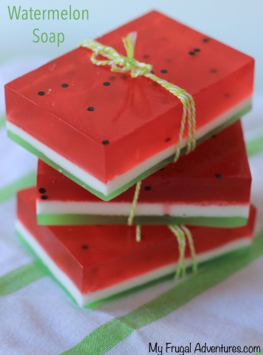 How to Make Watermelon soap