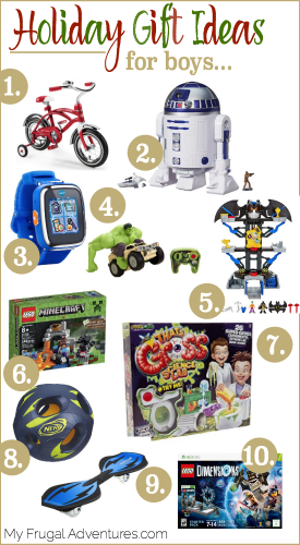 Holiday gift guide for boys