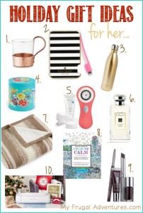 Holiday gift guide for her 2015