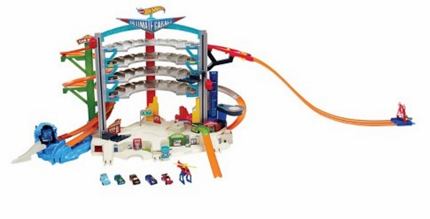 Precio mega garage online hot wheels