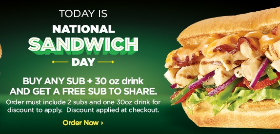 Here's How To Get A Free Sandwich From Subway Today