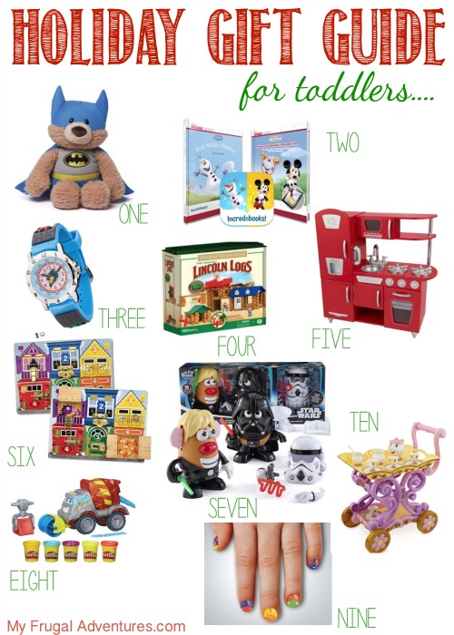 Holiday gift guide for toddlers