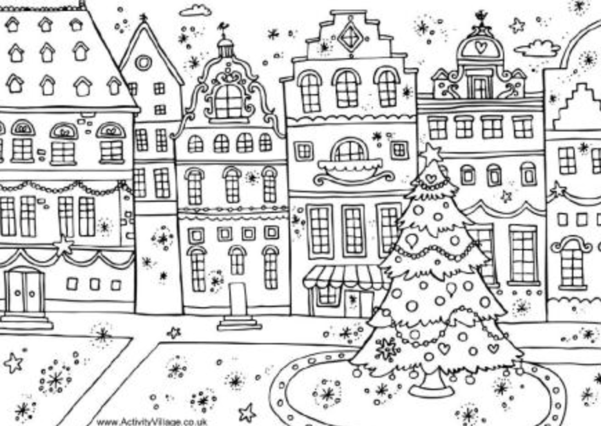 Free Printable Children's Coloring Pages for Christmas {Nativity Scense