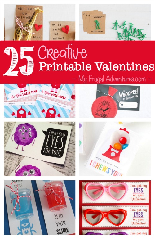 25 Creative Free Printable Valentine's Day Cards - My Frugal Adventures
