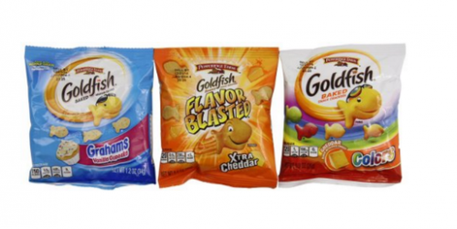 gold fish snacks flavors