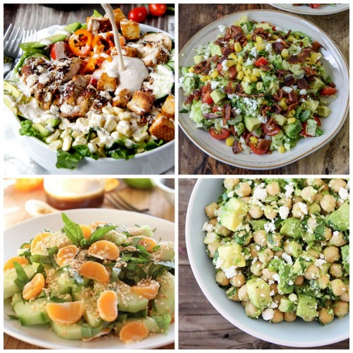 20 Salad Recipes {Quick and Healthy!} - My Frugal Adventures