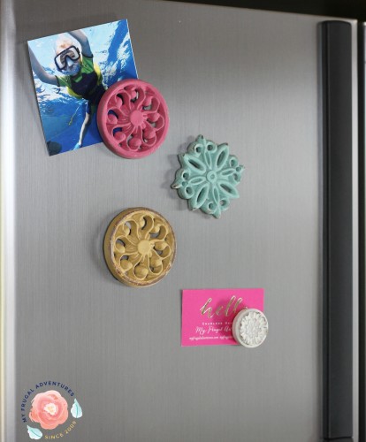 DIY fridge magnets