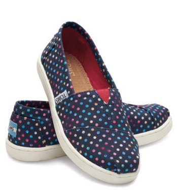 toms shoes polka dots