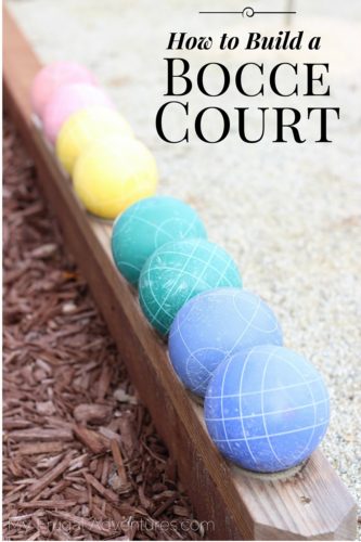 How to Build a Bocce Court