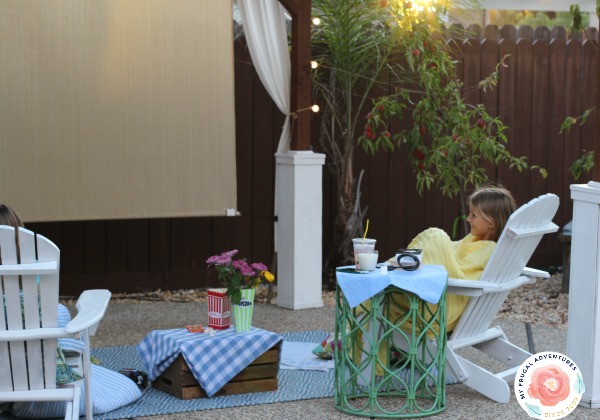 How to host an outdoor movie party
