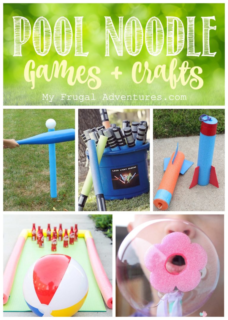 Pool Noodle Games And Crafts My Frugal Adventures